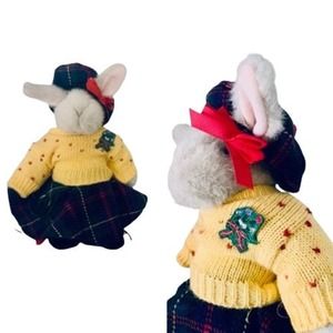 Collectible Plush Scottish Bunny // Hoppy Vanderhare Highland Fling Stuffy